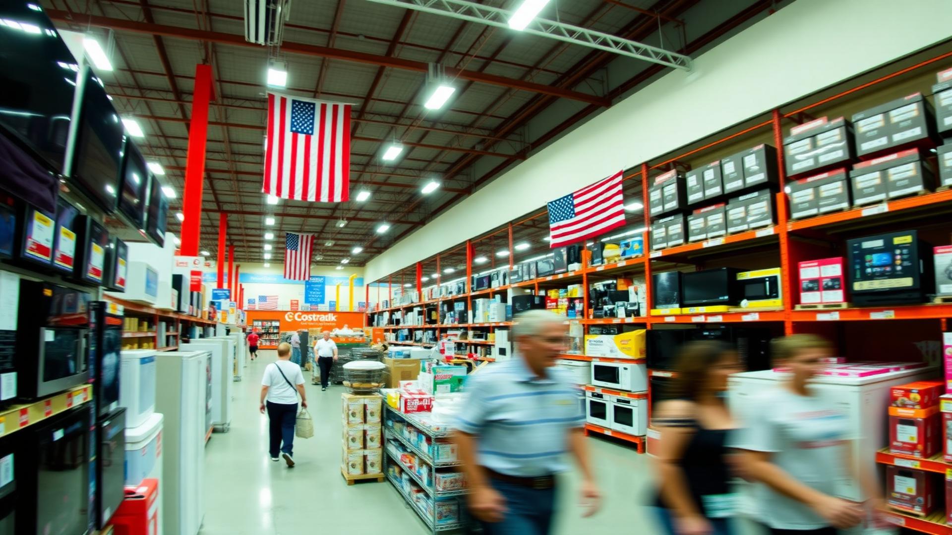 Tienda americana con productos